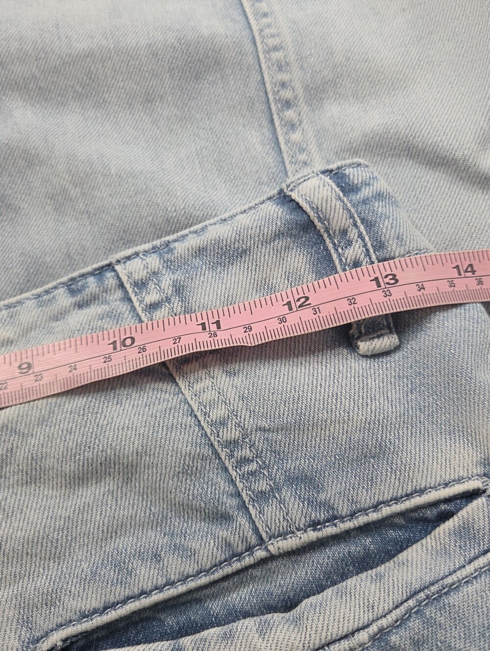 Rag & Bone Size 24 Light Wash Wide Leg Women's Jeans High-Rise Arianna Palazzo - Picture 6 of 11